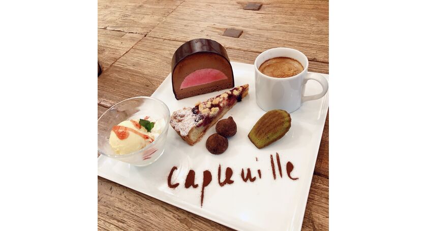 東京・文京区の谷根千にある千駄木ケープルヴィルの人気スイーツメニューはフランス生まれのカフェ・グルマン。